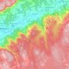 Paradise topographic map, elevation, terrain