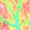 Huntington topographic map, elevation, terrain