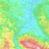 Banja Luka topographic map, elevation, terrain