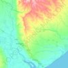 Dondo topographic map, elevation, terrain