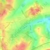 Hextable topographic map, elevation, terrain