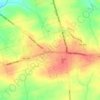 Strasburg topographic map, elevation, terrain