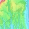 La Gaude topographic map, elevation, terrain