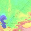 Kazakhstan topographic map, elevation, terrain