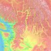 Columbia River topographic map, elevation, terrain