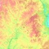 嫩江县 topographic map, elevation, terrain