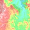 Wonbah topographic map, elevation, terrain