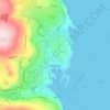 Tórshavn topographic map, elevation, terrain