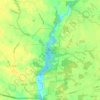 Tuckahoe State Park topographic map, elevation, terrain