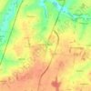 Long Stratton topographic map, elevation, terrain