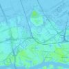 Schiedam topographic map, elevation, terrain