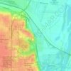 Carbon Cliff topographic map, elevation, terrain