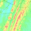 South Cleveland topographic map, elevation, terrain