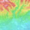 Caunes-Minervois topographic map, elevation, terrain