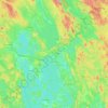 Joensuu topographic map, elevation, terrain