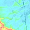 Myocum topographic map, elevation, terrain