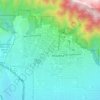 Altadena topographic map, elevation, terrain