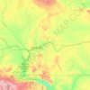 Sweetwater County topographic map, elevation, terrain