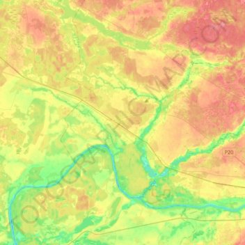 Летчанский сельский Совет topographic map, elevation, terrain