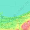 Indiana Dunes National Park topographic map, elevation, terrain