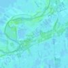 Heukelum topographic map, elevation, terrain