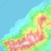 Arsuz topographic map, elevation, terrain