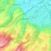 Allschwil topographic map, elevation, terrain