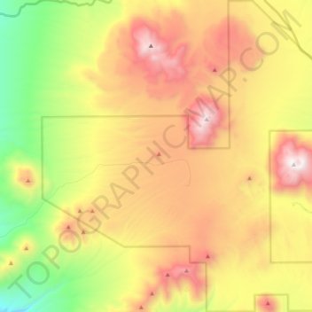 Atacama Large Millimeter Array Science Preserve topographic map, elevation, terrain