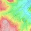 Empfertshausen topographic map, elevation, terrain