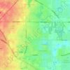 Kildeer topographic map, elevation, terrain