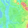 Muckleshoot Tribe Reservation topographic map, elevation, terrain