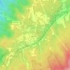 Millboro topographic map, elevation, terrain