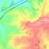 Kelshall topographic map, elevation, terrain