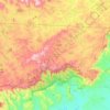 Alleghany County topographic map, elevation, terrain