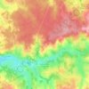 Saint-Amand-en-Puisaye topographic map, elevation, terrain