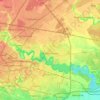 Pantelimon topographic map, elevation, terrain