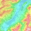 Sarnen topographic map, elevation, terrain