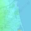 Coastal-Burwood Community topographic map, elevation, terrain