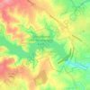 Lake Georgetown topographic map, elevation, terrain