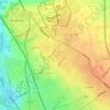 Upton-by-Chester topographic map, elevation, terrain