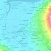 Naga topographic map, elevation, terrain
