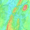 Collegedale topographic map, elevation, terrain