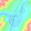 Horseshoe Bend topographic map, elevation, terrain