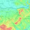 Komárom-Esztergom topographic map, elevation, terrain