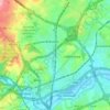 Arbutus topographic map, elevation, terrain