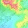 Horspath topographic map, elevation, terrain