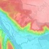 Giverny topographic map, elevation, terrain