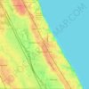 Highland Park topographic map, elevation, terrain