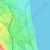 Shanganagh topographic map, elevation, terrain