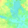 Hamilton topographic map, elevation, terrain